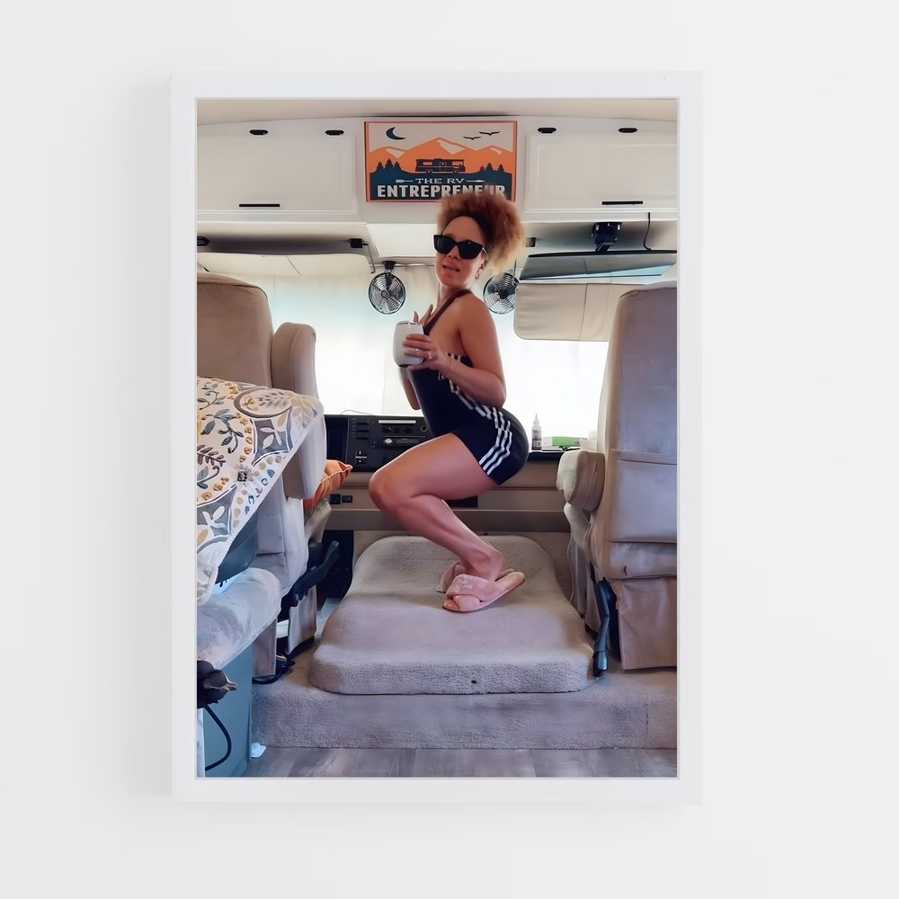 Poster Twerk Fest au Camper – affiche Danse (vue 3)